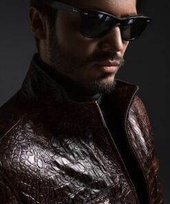 Stylish Brown Biker Jacket