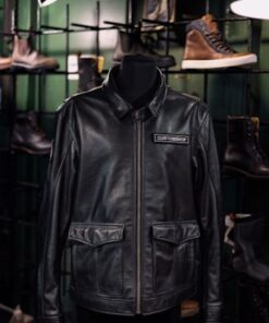 Classic Black Leather Jacket