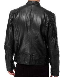 Alternative view of Mens Black Fashion Leather Jacket